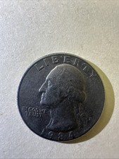 1984 D Washington Quarter Filled (D) Mint Mark Error Coin