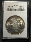 New Listing1890 O Morgan Silver Dollar ANACS MS62 VAM-10 Comet Hot 50 Soapbox