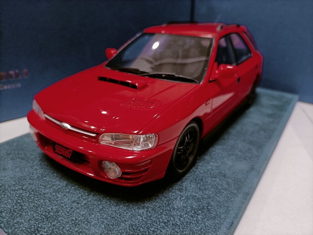 ENGUP 1/18 スバル インプレッサ WRX ワゴン 1994 イエロー ENGUP 1/18