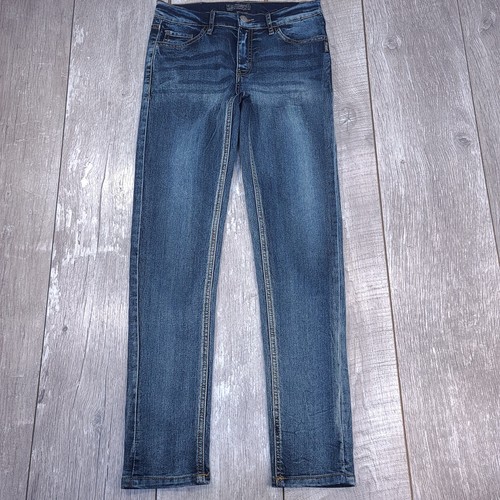 Silver Girls Amy Jeans Size 16 Slim Fit Skinny Leg Blue Denim Mid Rise Pantsnhj - Picture 4 of 8