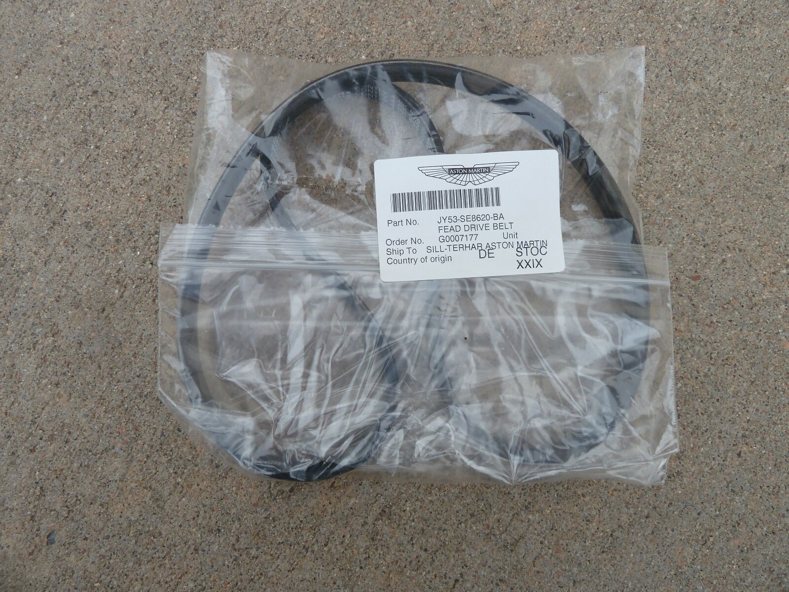 NEW Aston Martin Mercedes Feed Drive Belt Engine Serpentine 