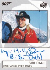 2019 Upper Deck James Bond Lynn Holly Johnson - Bibi Dohl Autograph Card A-LJ #2