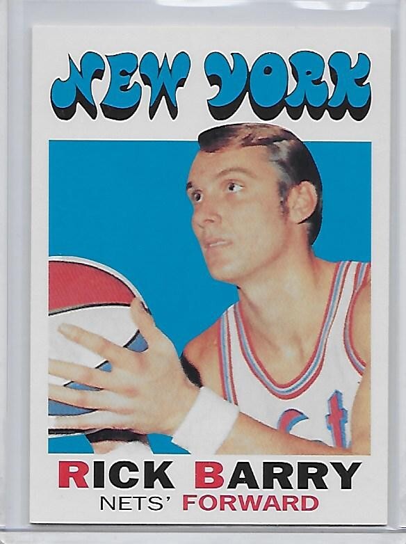 1996 Topps Stars Members Only RARE Rookie Reprint RICK BARRY #5 OF 50