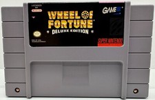 Wheel of Fortune: Deluxe Edition with Manual - Super Nintendo (SNES) - Tested