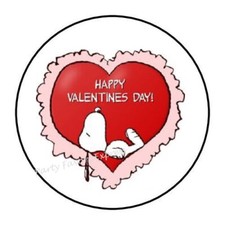 30 HAPPY VALENTINES DAY ENVELOPE SEALS LABELS PARTY FAVORS STICKERS 1.5"