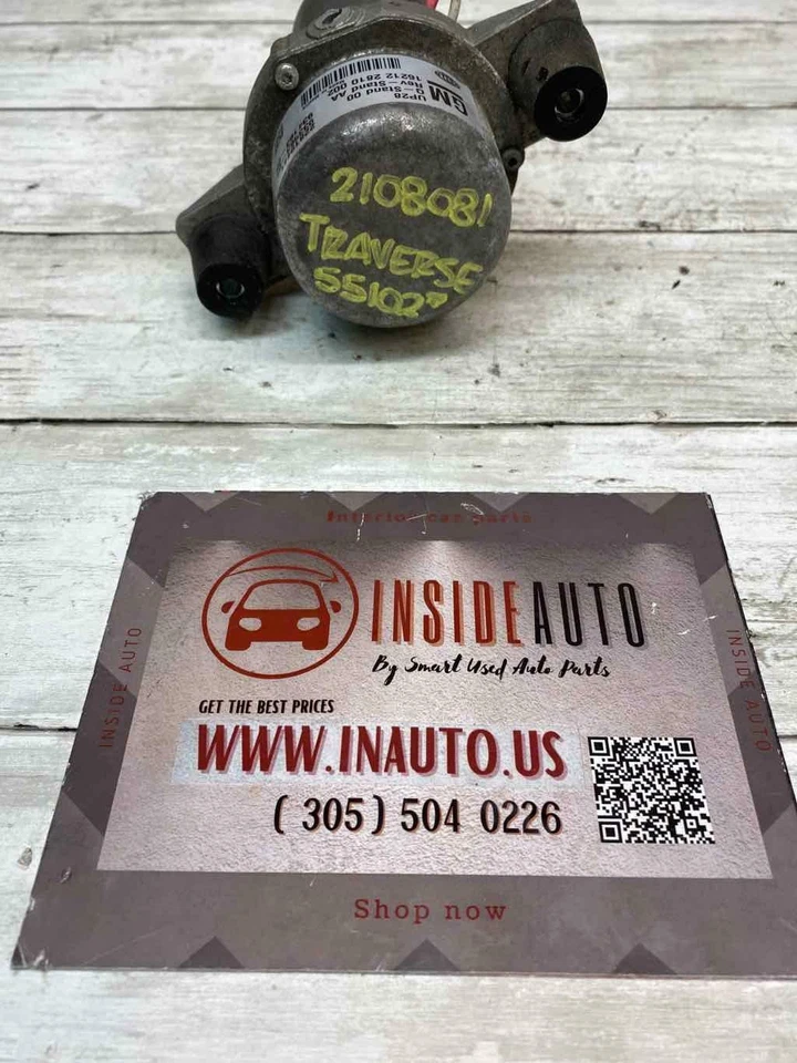 2012 2017 CHEVROLET TRAVERSE AUXILIARY BOOSTER VACUUM PUMP ASSY OEM 22819441 - Image 4 of 4