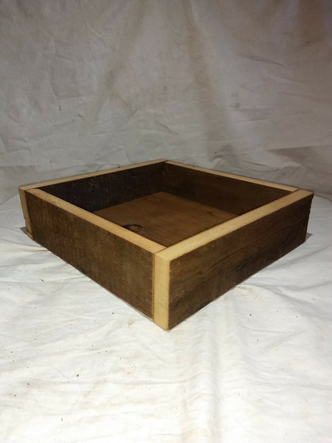 Barnwood Rustic Wood Crate Wedding Decoration Box Centerpieces For Sale Online Ebay