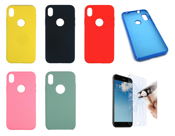 Funda Apple iPhone XR (4G) Rigida Silicona Ultra Suave PTS + Protector
