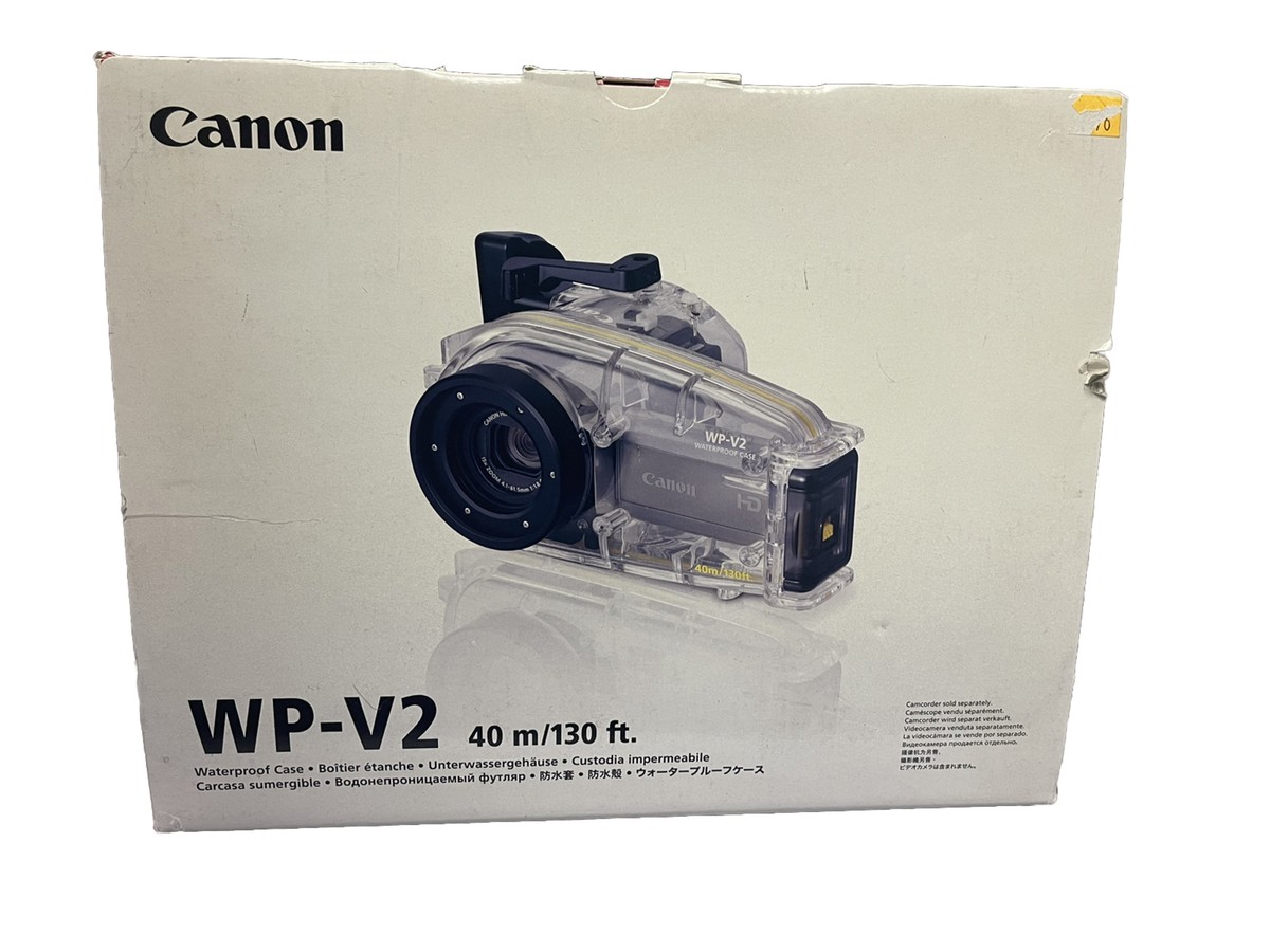 Canon WP-V2 130 Feet Waterproof Case For Vixia Camcorder- Genuine 
