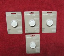  4 White LUTRON Knobs for Volume Control, dimmer, fan speed, etc