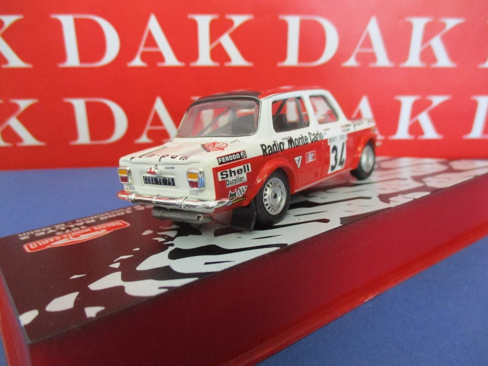 Die cast 1/43 Modellino Auto Simca 1000 Rallye 2 Monte Carlo 1973 B. Fiorentino - Immagine 3 di 4