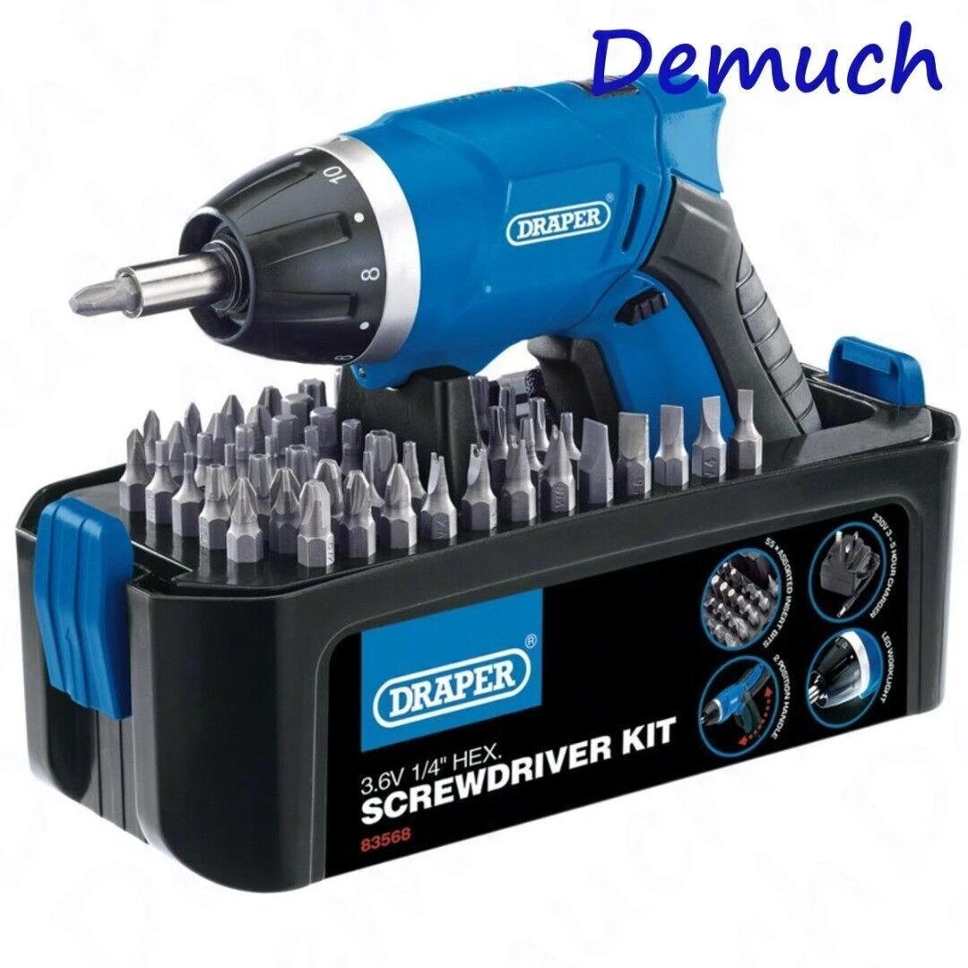 Draper 3.6 v cordless screwdriver deals