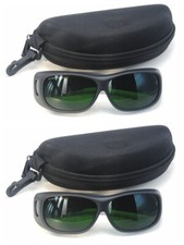 2pcs IPL CE 200nm-2000nm IR Laser Protection Goggles Safety Glasses OD5 UV400