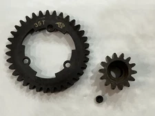 Steel Spur Gear 35T Mod M1.5 W/ PINION GEAR 14T for 1/5 TRAXXAS X-MAXX 6S 8S