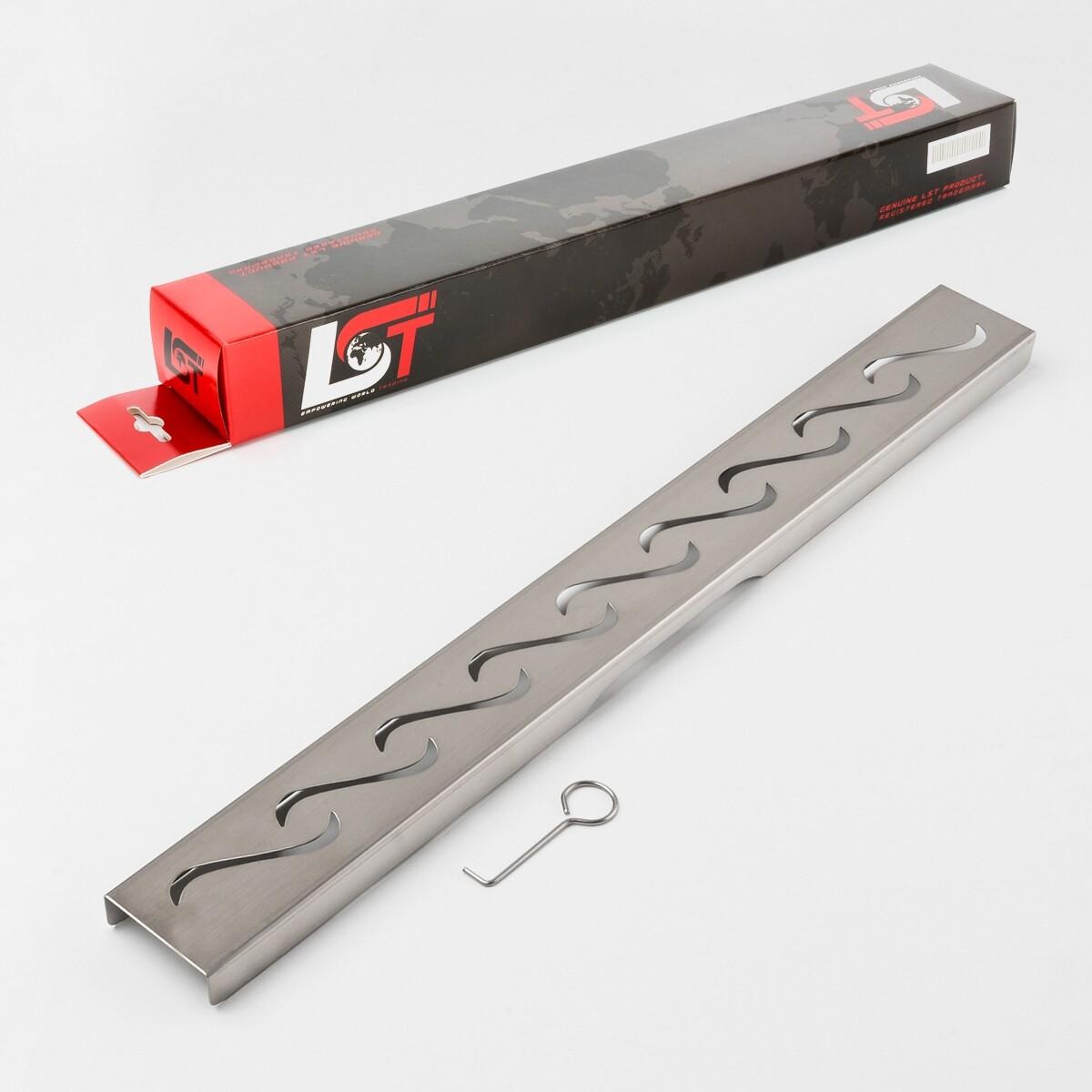 Shower grate waves drain cover grid for 700 x 70 mm shower channel