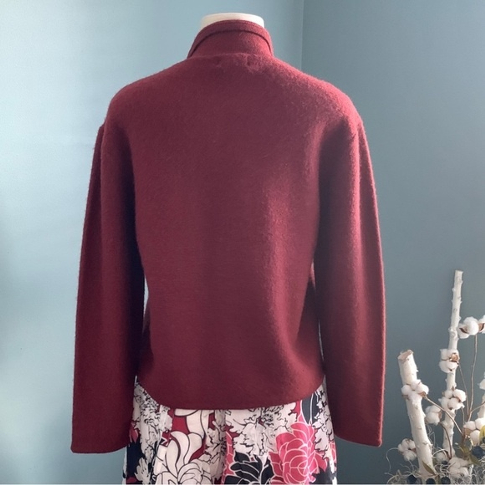 Vintage Weathervane Button Down Collared Maroon C… - image 6