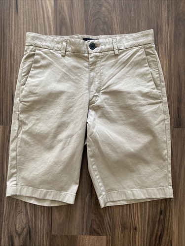 New Theory Khaki Beige Tan Men Chino Dress Shorts Sz 28 | eBay