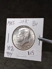 1965 Kennedy Half Dollar BU Uncirculated Mint State 40% Silver 50c US Coin J/269