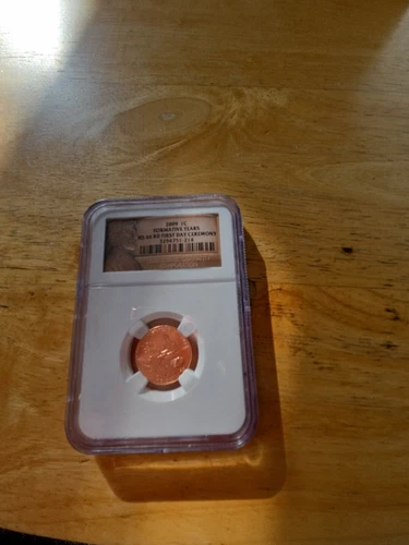 2009 1 Cent Formative Years NGC MS 66 RED First Day Ceremony