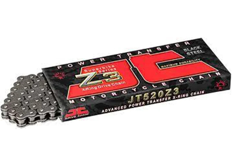 2016-2020 KAWI ZX10R NINJA QUICK ACCEL JT Z3 SILVER 520 RACE CHAIN