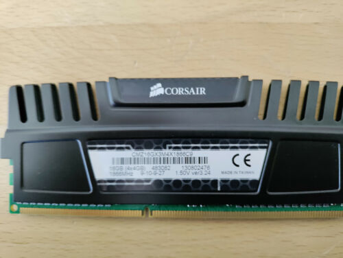 CORSAIR Vengeance 16GB (4 x 4GB) DDR3 1866MHz. 1.50V ver 3.24 Desktop Memory Ram - Picture 3 of 3