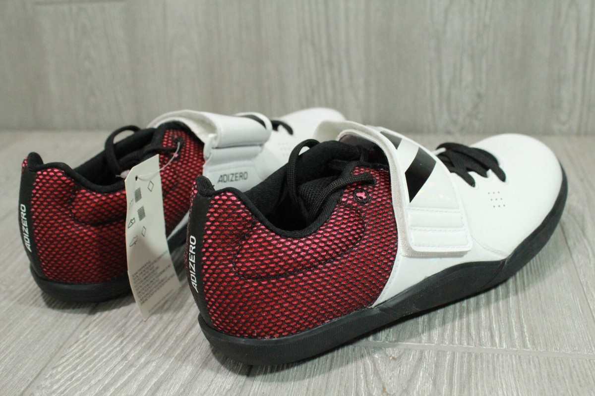 New Adidas B37487 Adizero Discus Hammer Black White Running