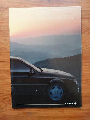 Opel Programm Corsa - Kadett E - Senator - Omega - Vectra - PROSPEKT (9/1989)
