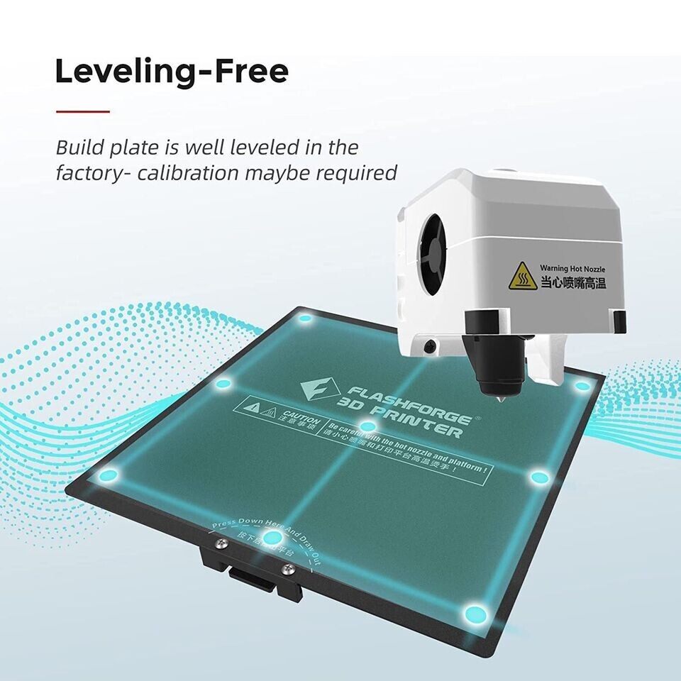 Official FLASHFORGE Adventurer 3 3D Printer Leveling-Free Quick Removable Nozzle - Picture 8 of 10
