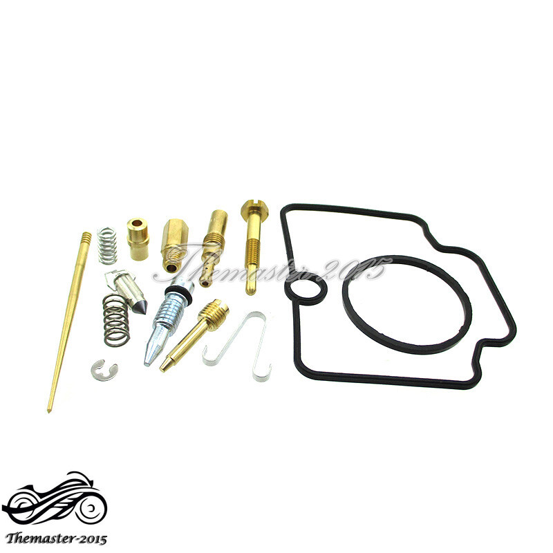 Carburetor Rebuild Repair Kit For Keihin PE28 Carb Main Jet 125 Pilot