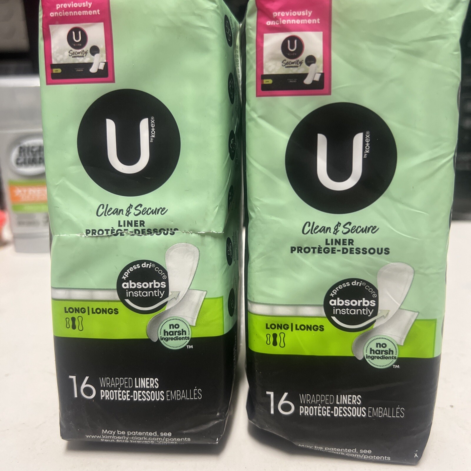 2/U by Kotex Security Gentle on Skin Maxi Pads Wings Extra Heavy ...