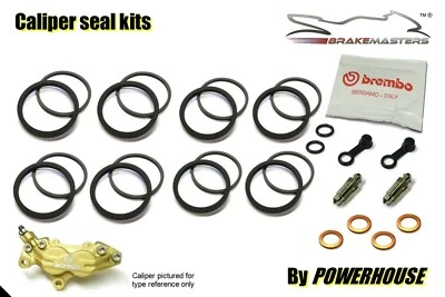Moto Guzzi Norge Gt 1200 Frein Avant Joint Étrier Réparation Rebuild Kit 2015 - Photo 1/4