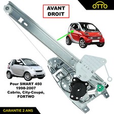 Fensterheber Vorne Rechts Für SMART 450 FORTWO Coupé Cabrio Stadt