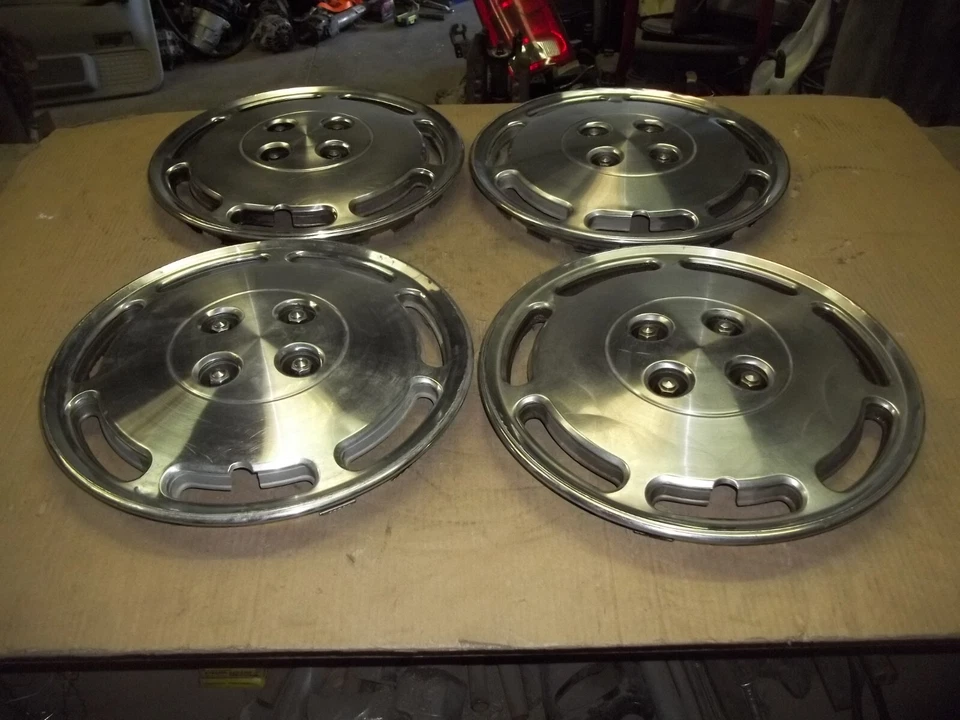 1984 84 1985 85 Dodge Daytona Hubcap Rim Wheel Cover Hub Cap 14" OEM USED 446 4 - Imagem 2 de 4