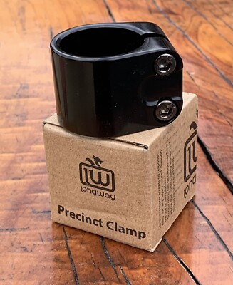 NEW Longway Precinct Pro Scooter Clamp (Oversized) Black V1