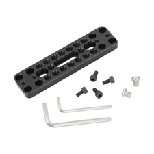 75mm and 100mm Patterns VESA Monitor Mounting Plate With Multiple 1/4"-20 Thread