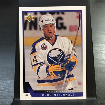 1993 Upper Deck #97 Doug MacDonald RC Rookie Buffalo Sabres