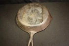 Vintage Block Logo Griswold No 8 704a Cast Iron Skillet AS Found Condition