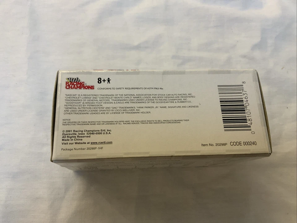Racing Champions 2001, Hank Parker Jr., #36 GNC Live Well Racing Promo Foto 4 de 4