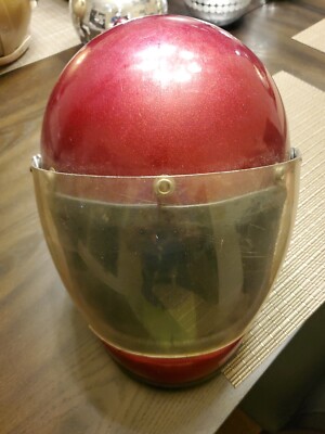 Vintage ROP-4170F Helmet Red Metal Flake Harley Chopper With Visor Size  Medium