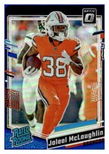2023 Donruss Optic #232 Jaleel McLaughlin Blue #/299