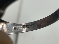 Red Carnelian Gemstone Ring GS GERMANY SILVER Sterling Silver 835 Unique Ring