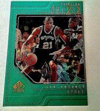 1997-98 SP AUTHENTIC TIM DUNCAN RC GOLD SP PROFILES P37  nrmt or bet