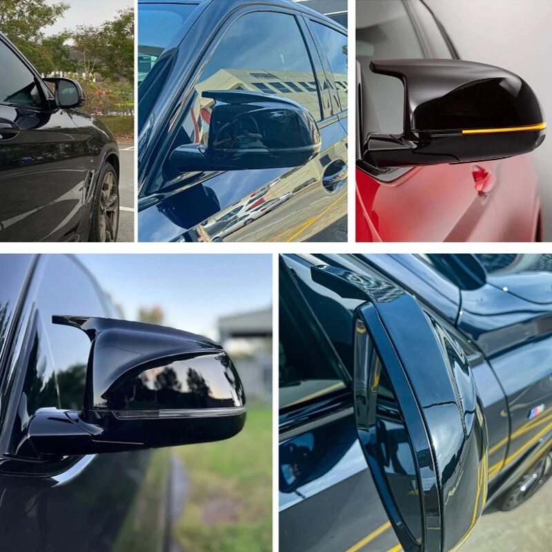 M Style Side Mirror Cover Caps Gloss Black For BMW X3 X5 X6 X7 G01 G02 G05 18-23 Foto 2 de 4