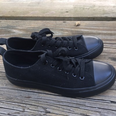 black converse primark