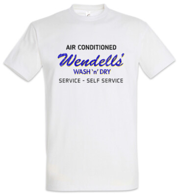 Wendell's Wash N Dry T-Shirt Fiona Gallagher Shameless Launderette Symbol Sign