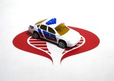 HOT WHEELS Die Cast Chevy Impala Police Car 1:64 Scale Mattel 1998