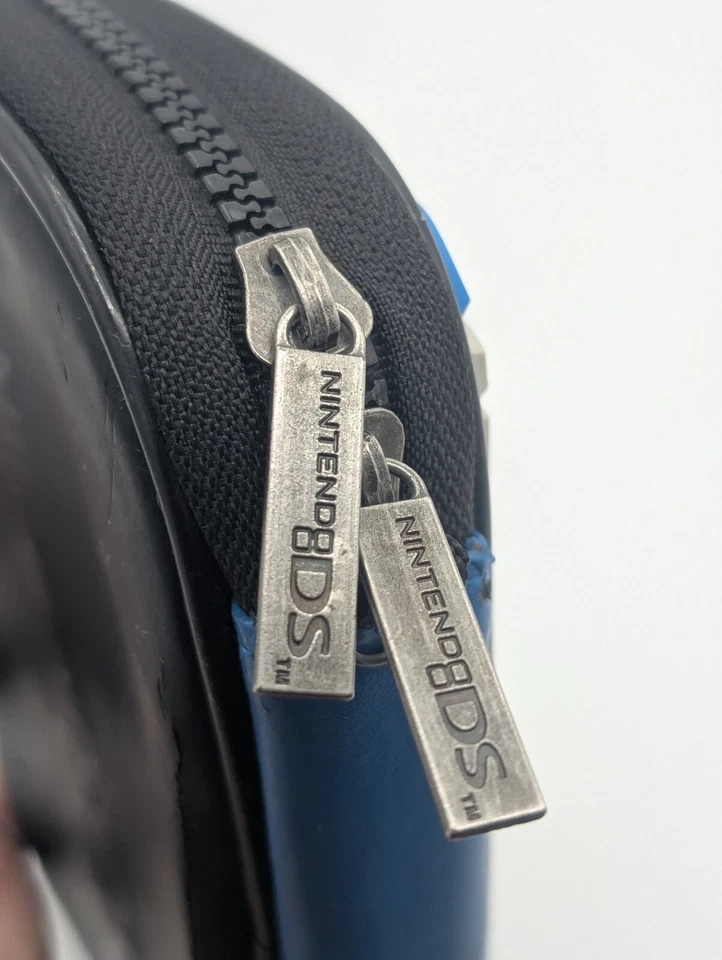 Серый и синий чехол для переноски Nintendo 3DS XL DSi Lite Nerf — б/у и очищенный - Изображение 4 из 4