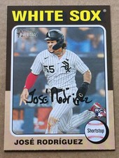 2024 Topps Heritage Jose Rodriguez #254 RC Chicago White Sox