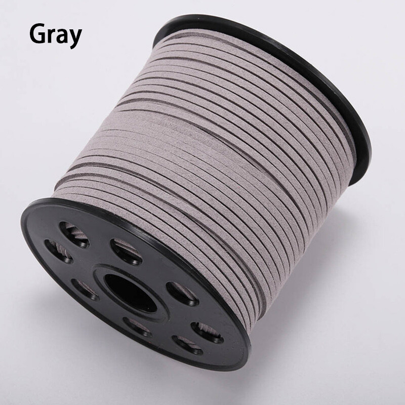 10Yards Flat Faux Suede Leather Cord Jewellery Velvet String Thong