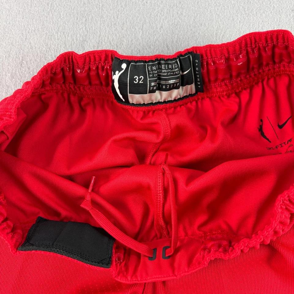Atlanta Dream Nike Shorts Size 32 Red Player Issued Basketball Game WNBA Adult - Image 4 of 4
